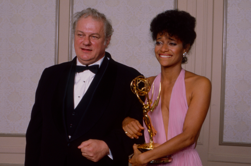 Charles Durning and Debbie Allen appear at the 34th Primetime Emmy Awards, Pasadena, Calif., Sept. 19, 1982.